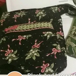 Vera bradley mistletoe toes purse